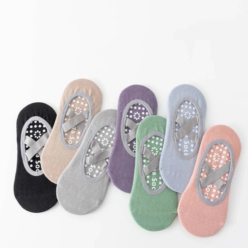 Non-Slip Pilates Grip Socks - photo 3