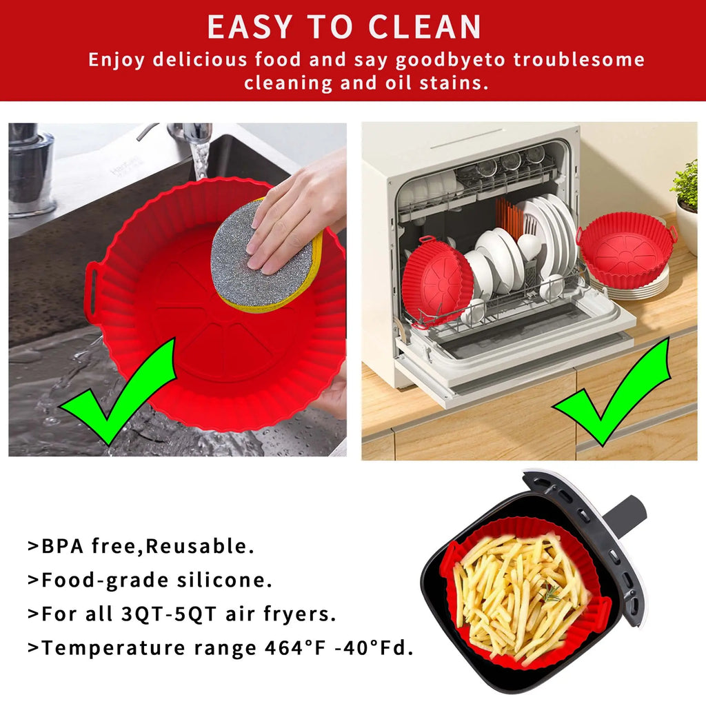 Reusable Silicone Air Fryer Liner - photo 3