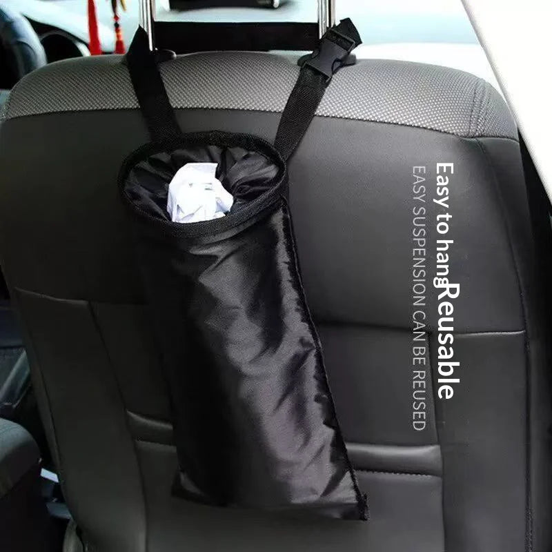 Foldable Hanging Car Trash Bin - photo 3