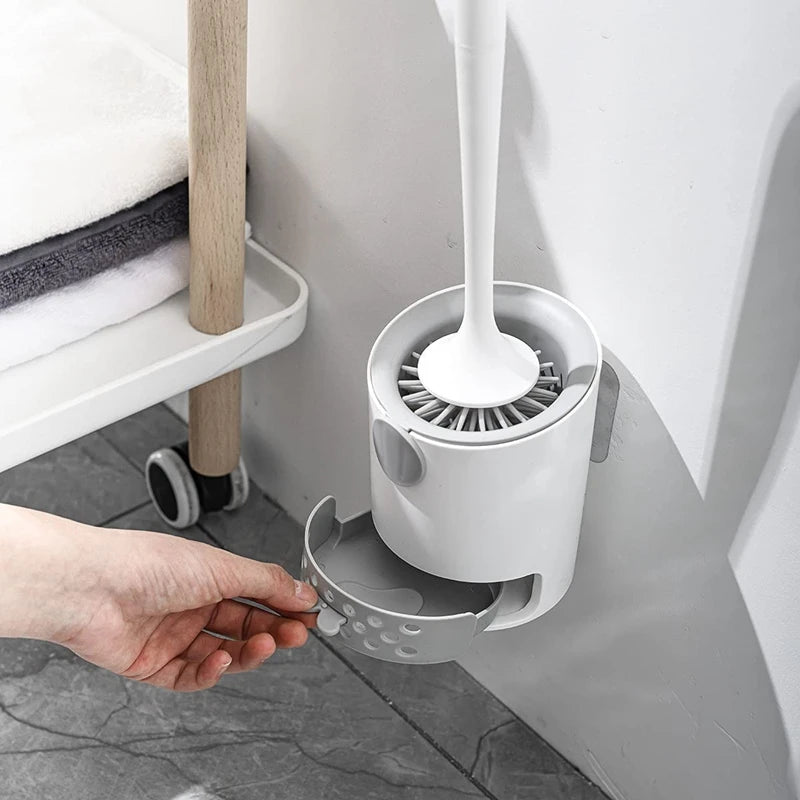 Silicone Toilet Brush & Holder Set - photo 6
