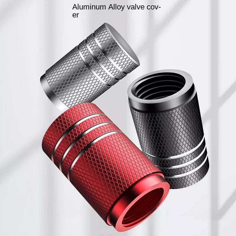 Aluminum Tire Valve Caps (4-Pack)