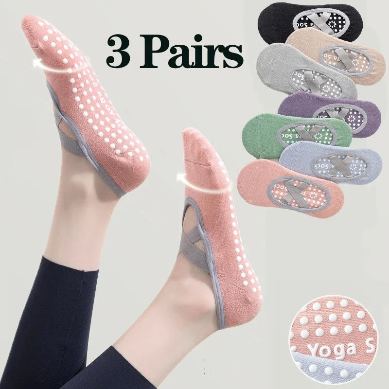 Non-Slip Pilates Grip Socks