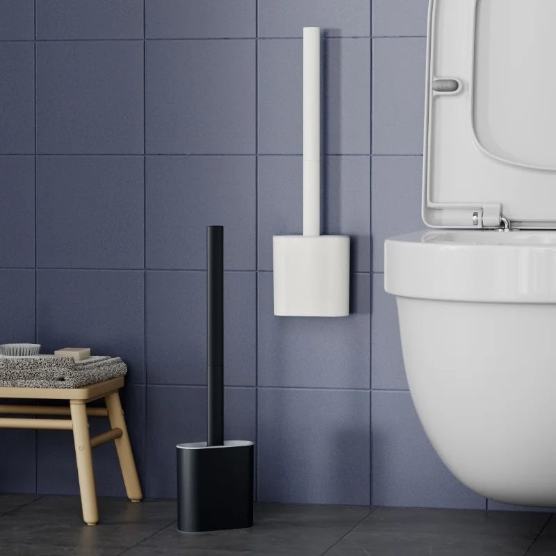 Silicone Toilet Brush & Holder Set