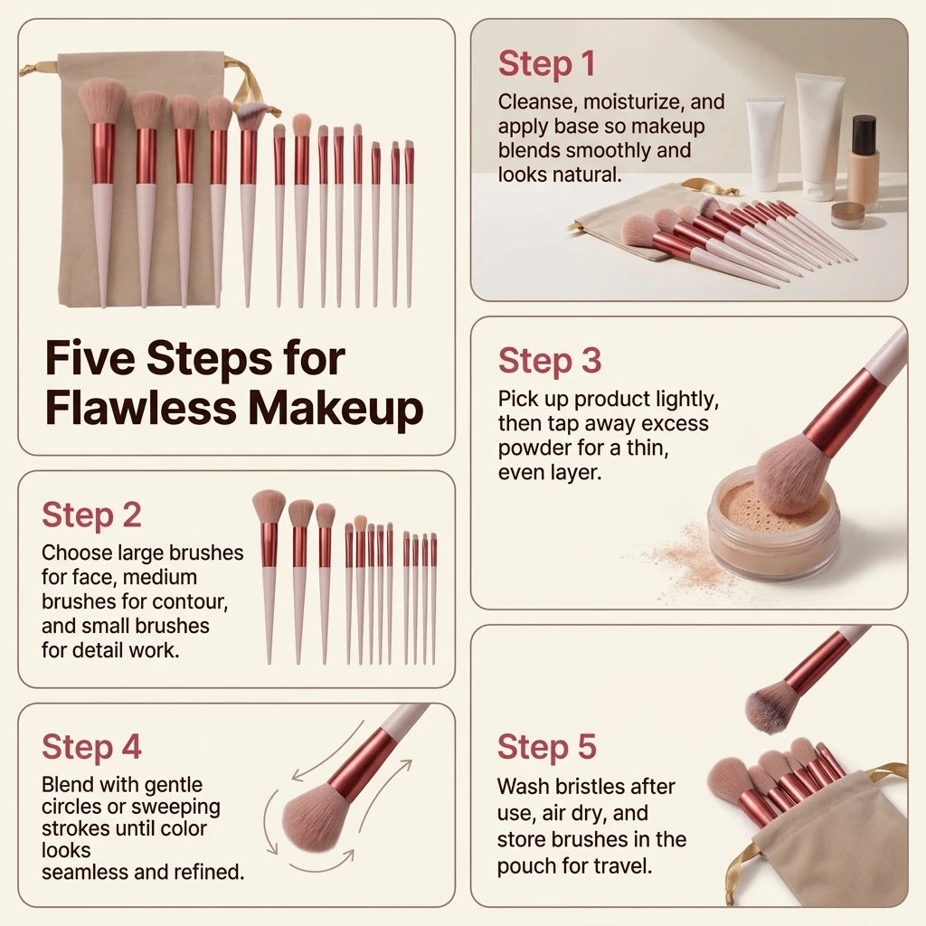 Makeup Brush Set (13-Piece) - photo 5