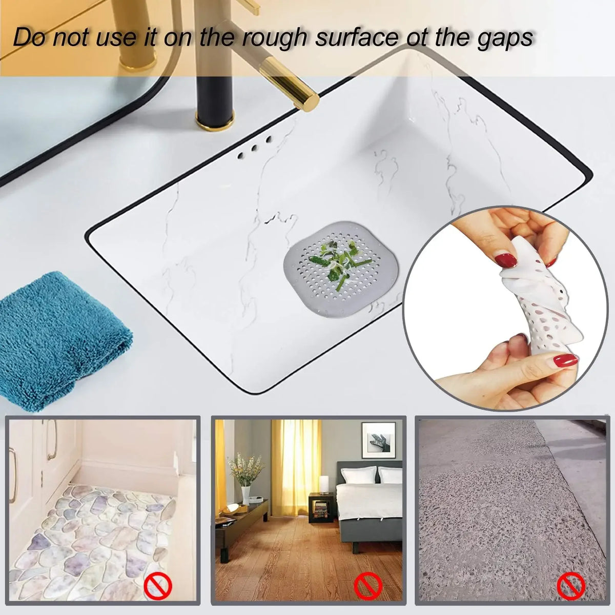 Silicone Drain Stopper & Hair Catcher - photo 2