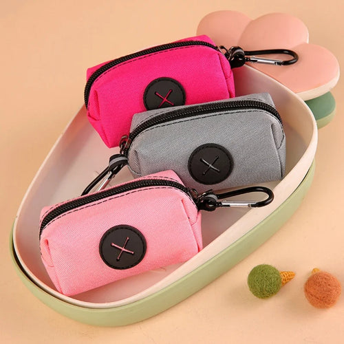 Canvas Poop-Bag Holder with Clip - photo 2