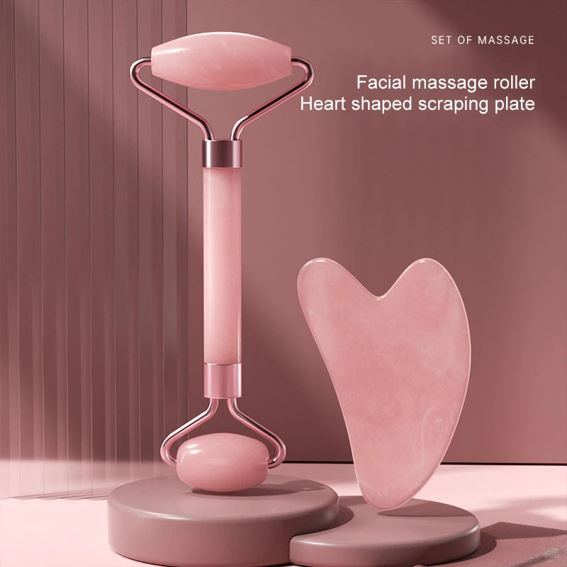 Gua Sha & Face Roller Kit