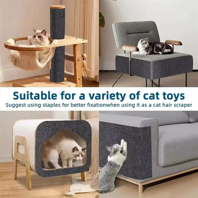 Trimmable Self-Adhesive Cat Scratch Mat - photo 5
