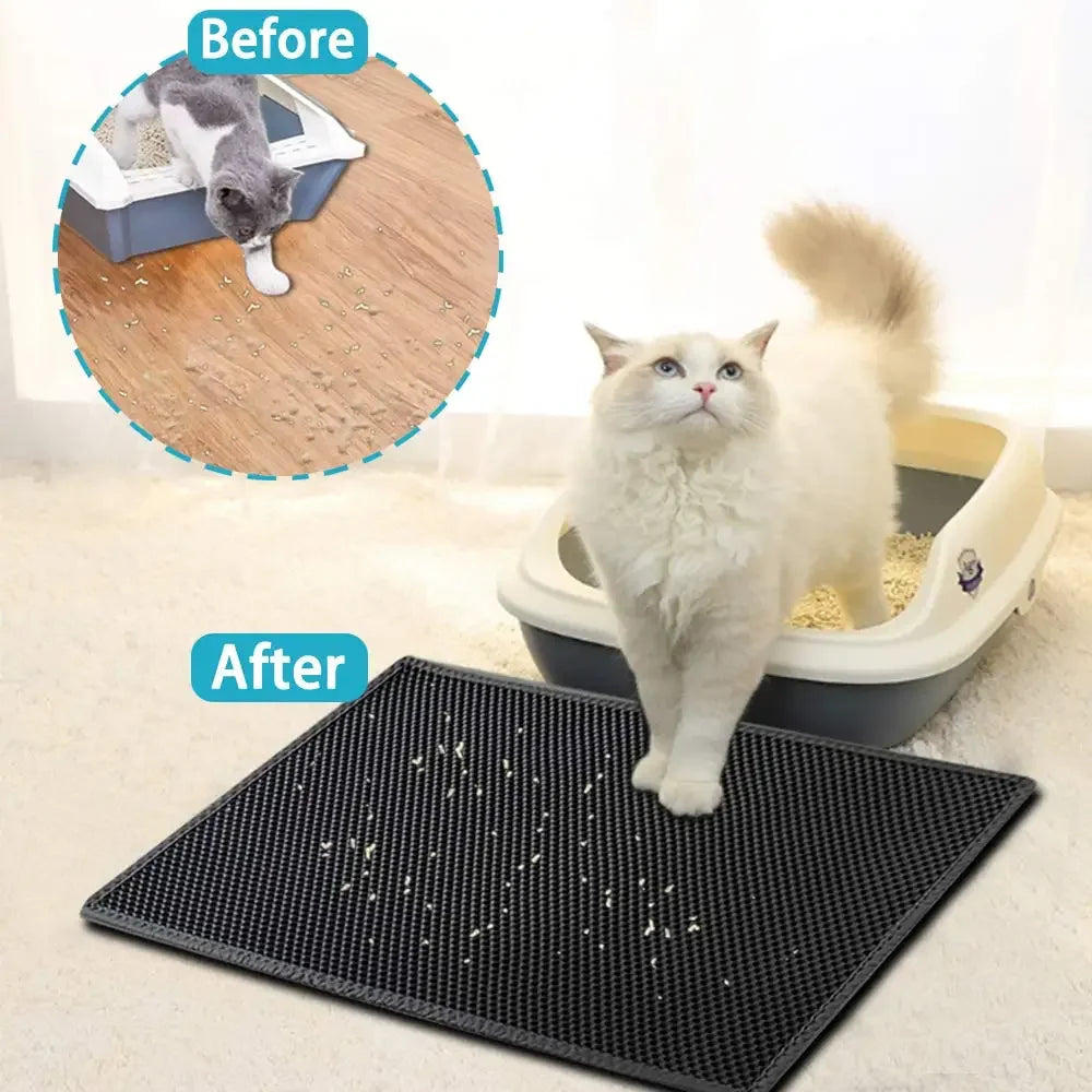 Double-Layer Cat Litter Mat - photo 2