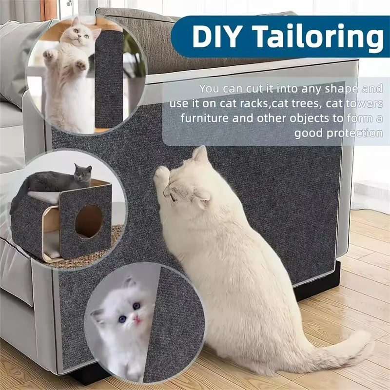Trimmable Self-Adhesive Cat Scratch Mat - photo 4
