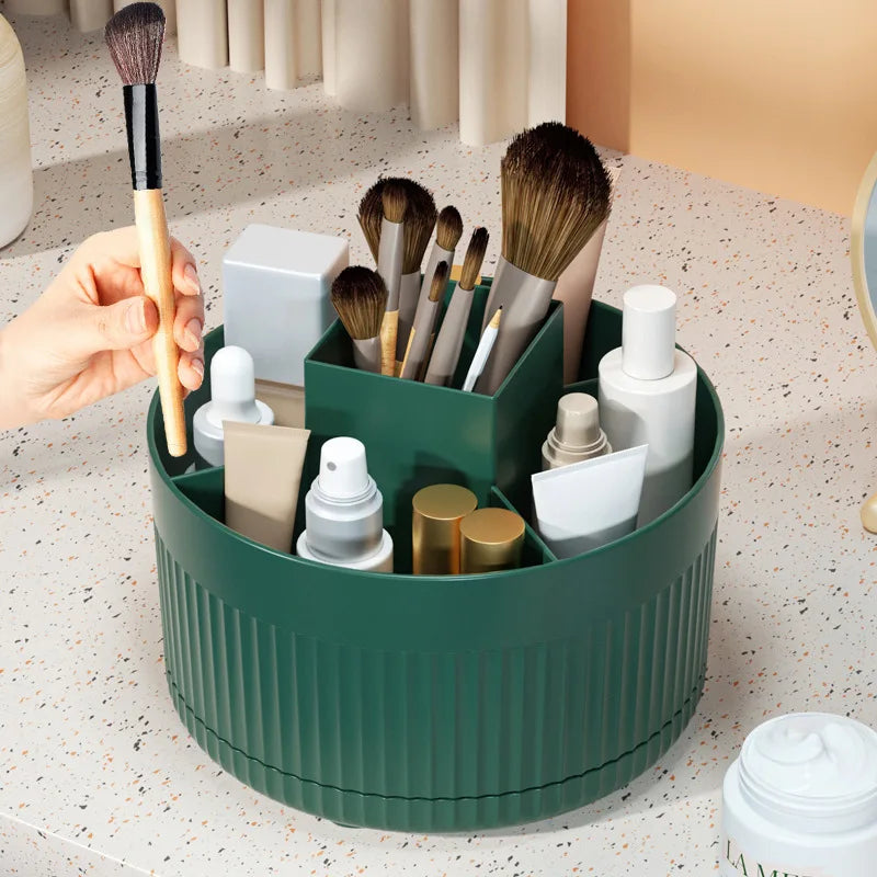 360° Rotating Makeup Brush Organizer - photo 6