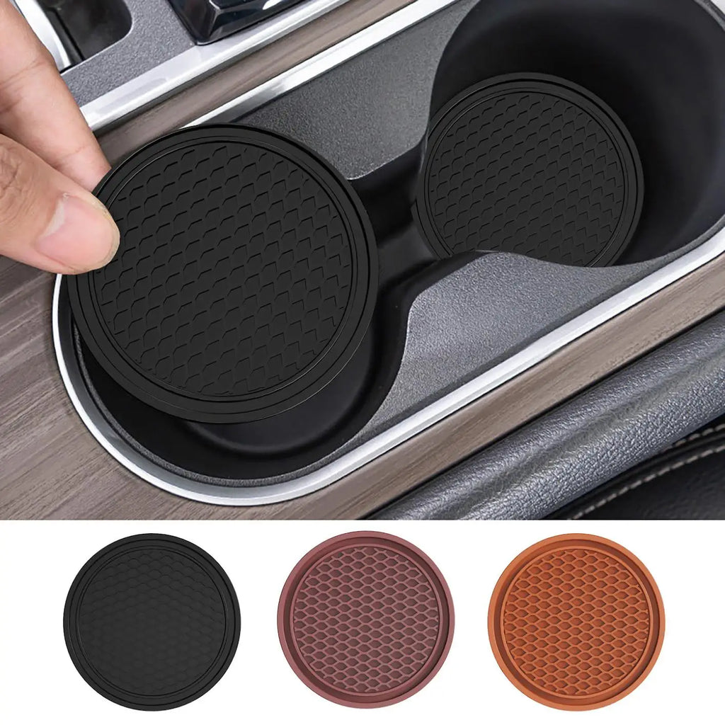 Silicone Car Cup Holder Coasters - photo 2