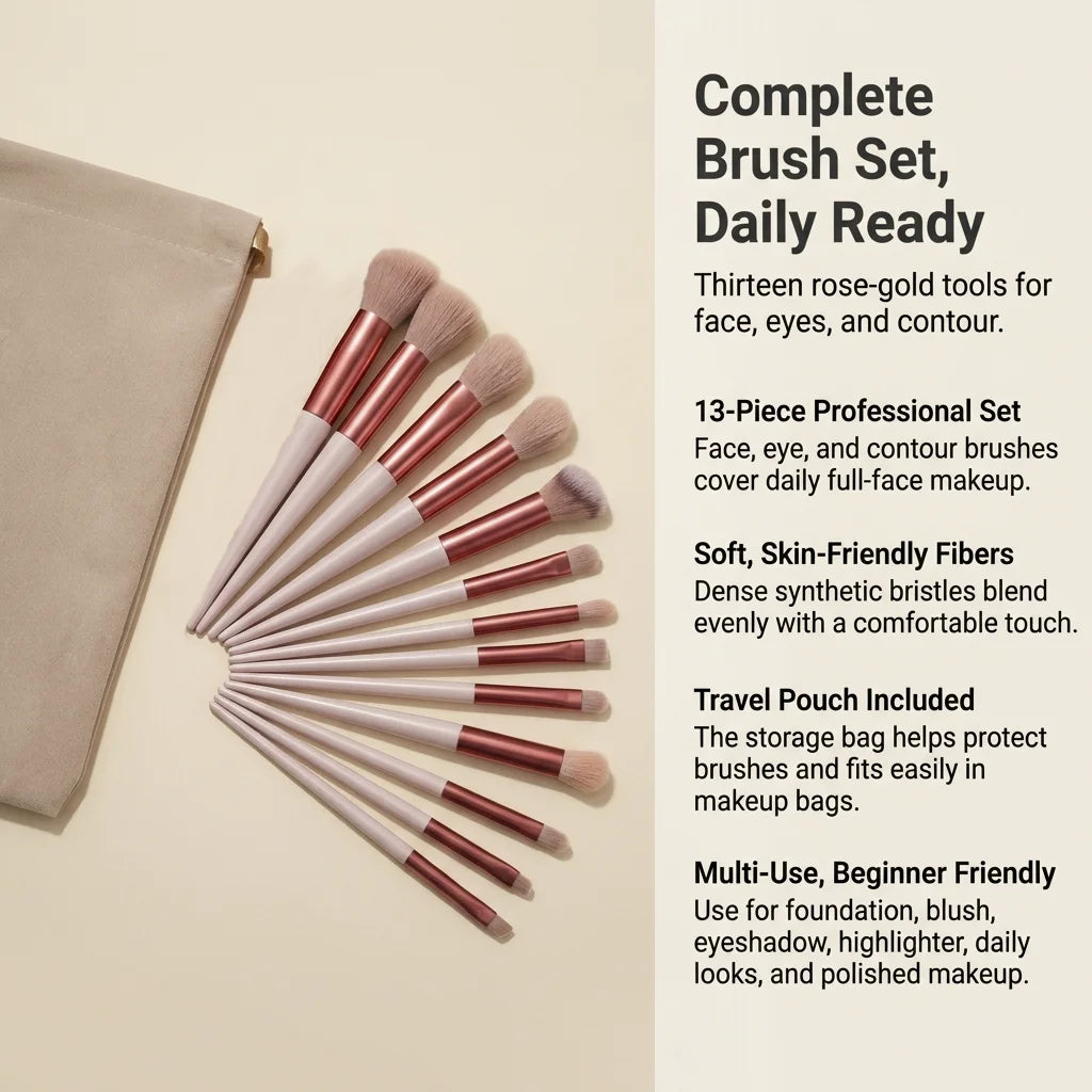 Makeup Brush Set (13-Piece) - photo 2