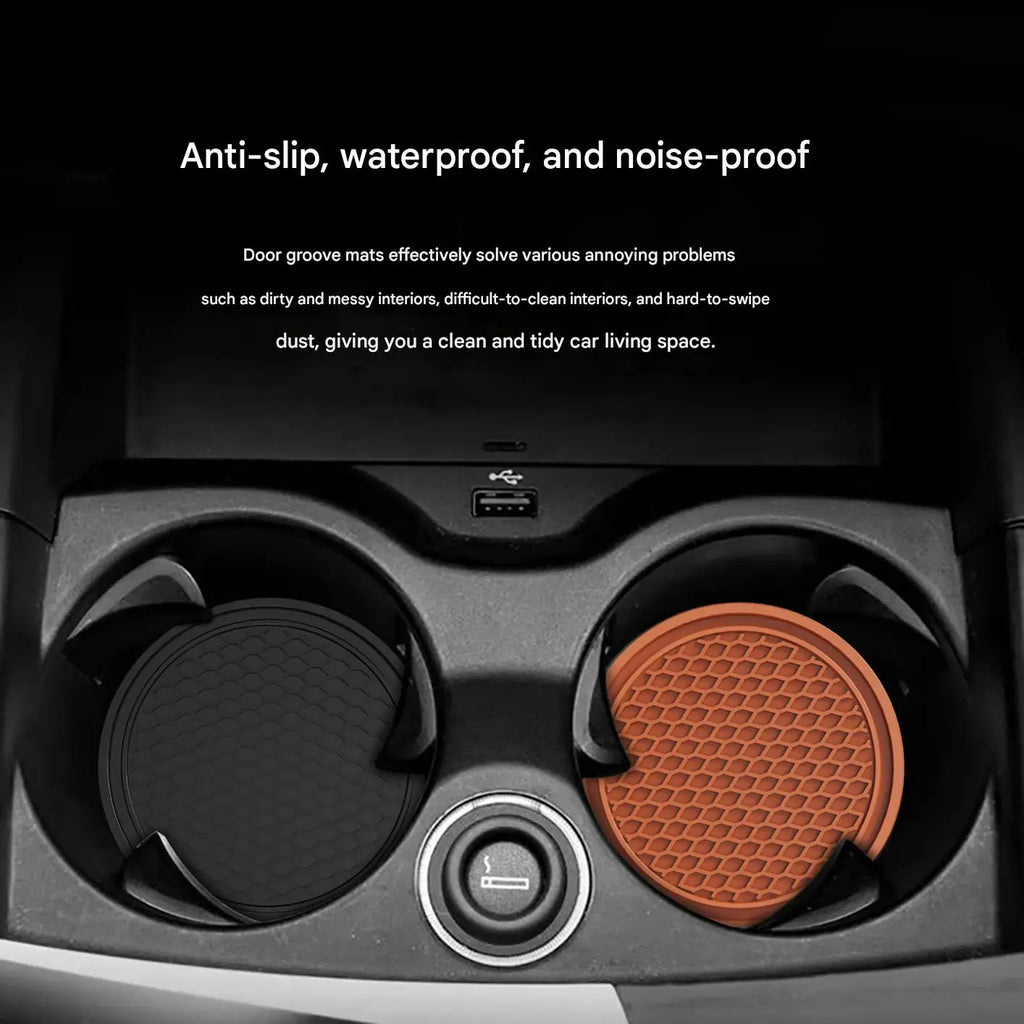 Silicone Car Cup Holder Coasters