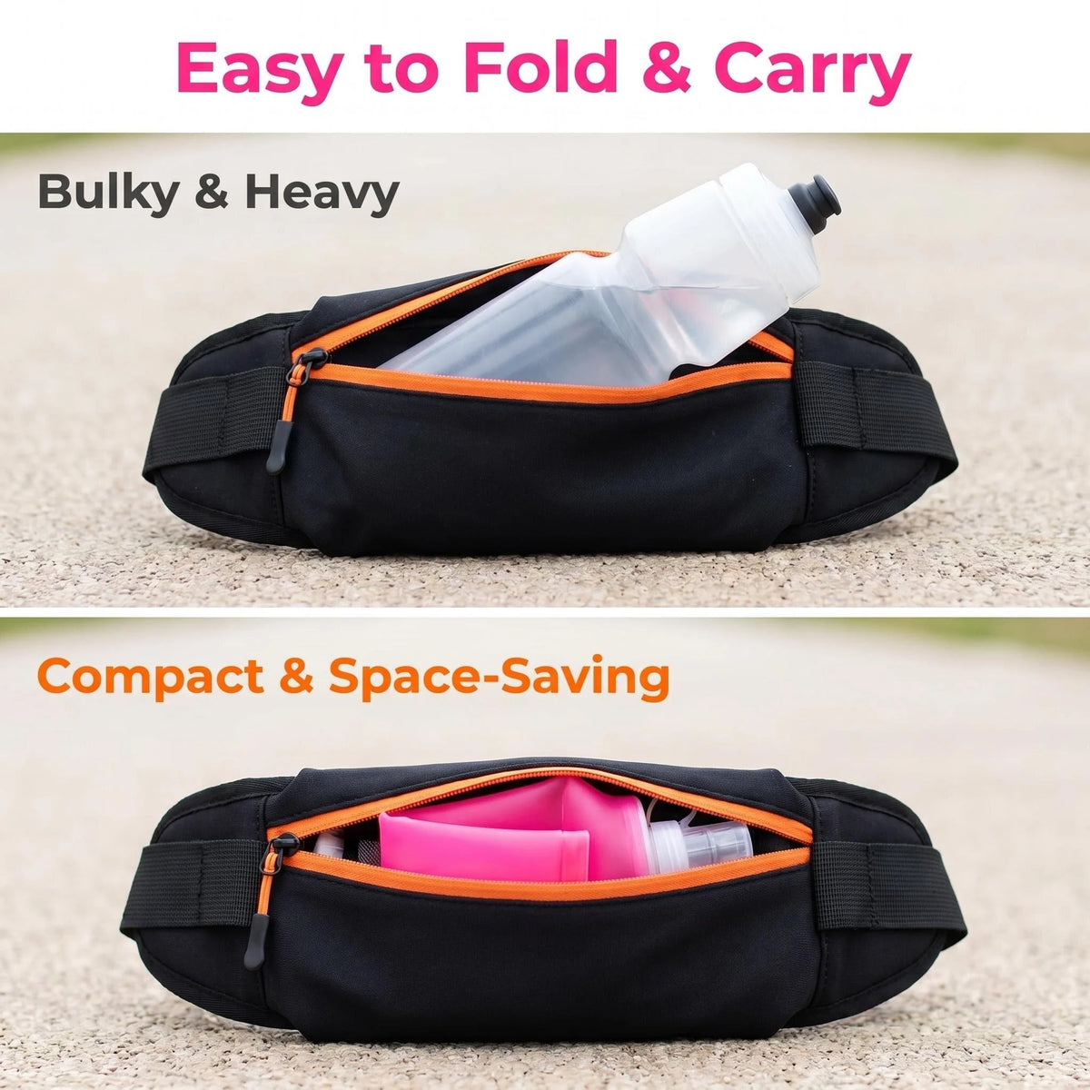 Collapsible Silicone Water Bottle - photo 2