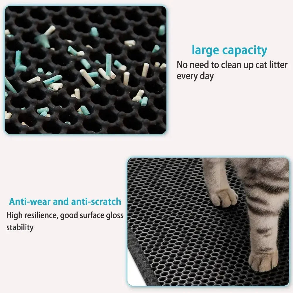 Double-Layer Cat Litter Mat - photo 4