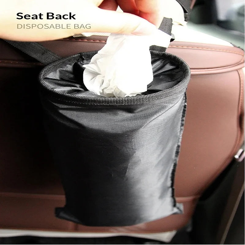 Foldable Hanging Car Trash Bin - photo 2