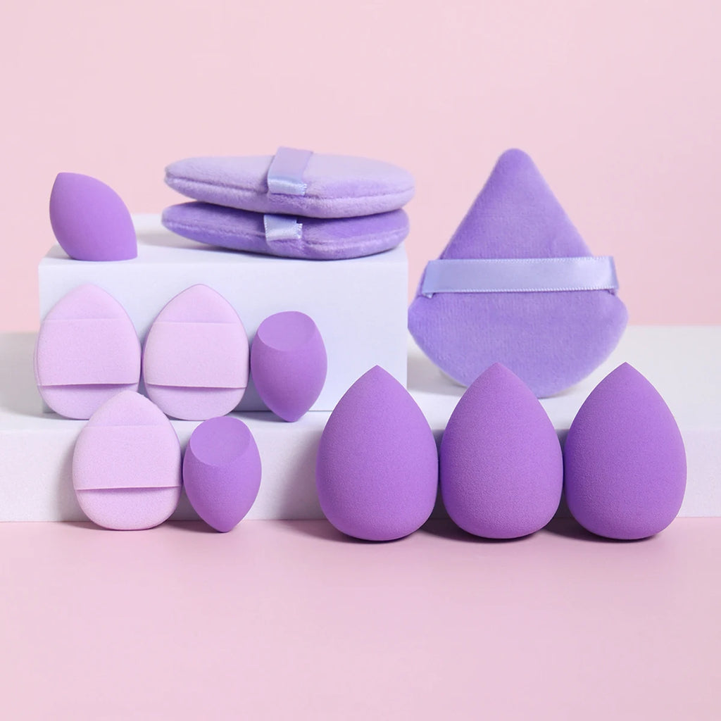 Makeup Sponge & Puff Set (12-Piece)