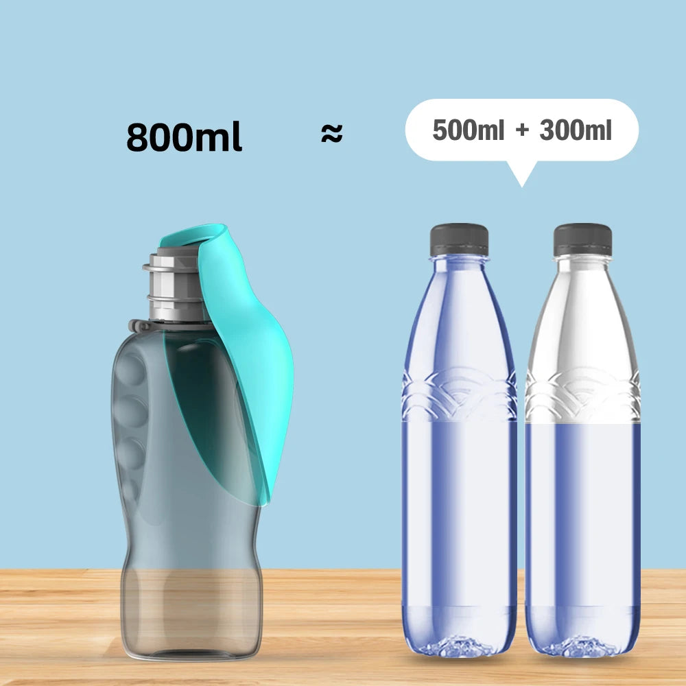 Portable Dog Water Bottle (800 ml) - photo 4