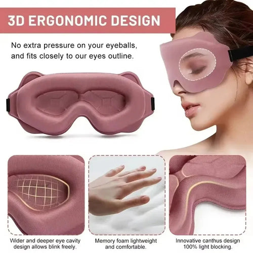 3D Contoured Sleep Mask - photo 2